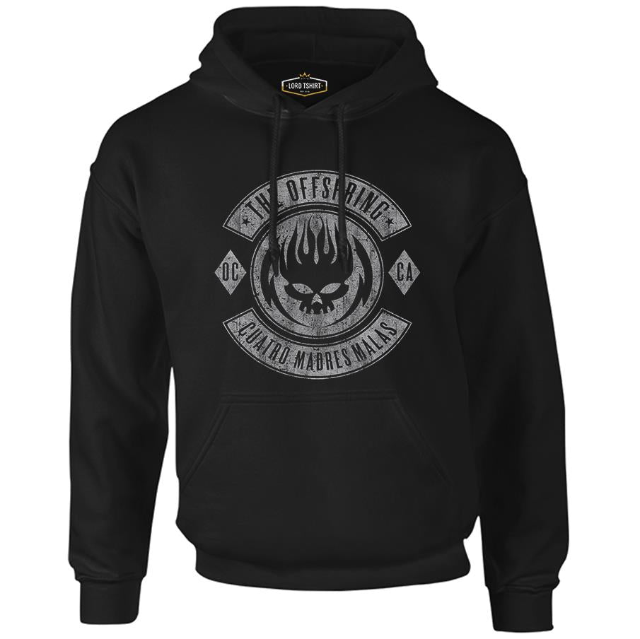 The Offspring Black Men's Zipperless Hoodie