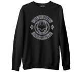 The Offspring  Siyah Erkek Kalın Sweatshirt