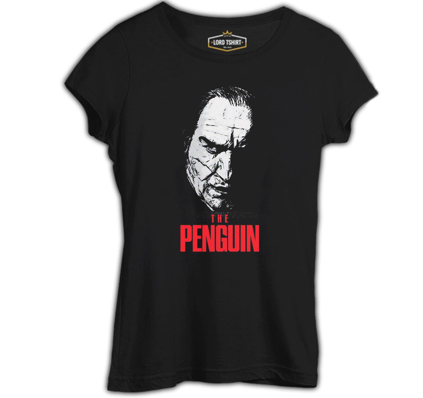 The Penguin Siyah Bayan Tshirt