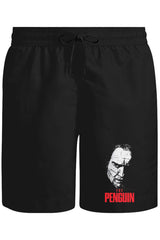 The Penguin Unisex Siyah Şort