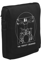 The Perfect Drummer Unisex Siyah Postacı Çanta