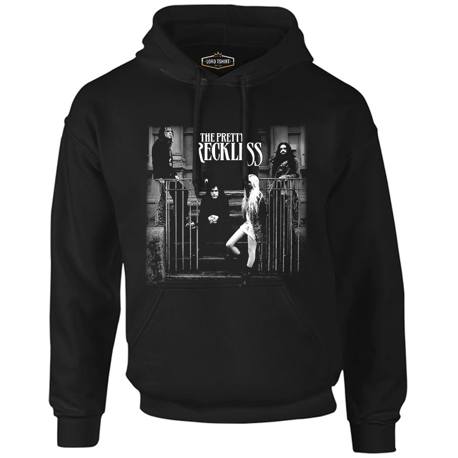 The Pretty Reckless Black Men's Zipperless Hoodie