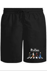 The Psychos Unisex Siyah Şort