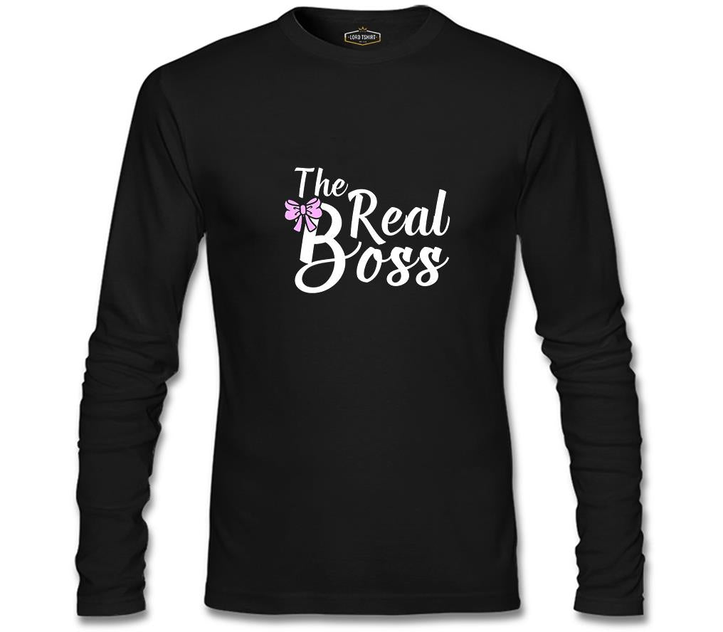 The Real Boss Black Men's Sweatshirt