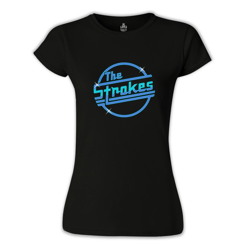 The Strokes - Logo Siyah Kadın Tshirt