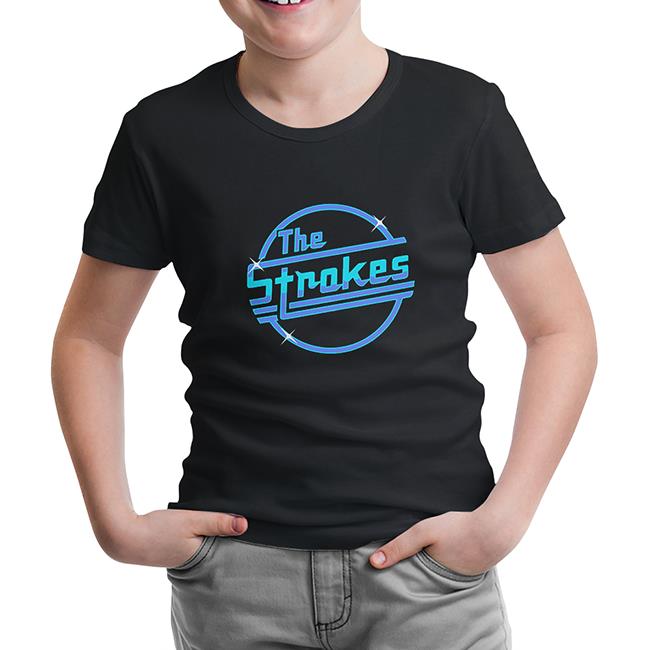 The Strokes - Logo Siyah Çocuk Tshirt