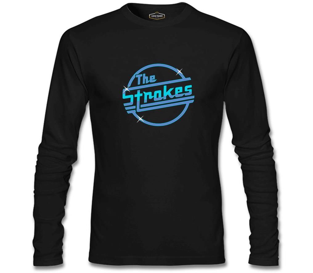 The Strokes - Logo Siyah Erkek Sweatshirt