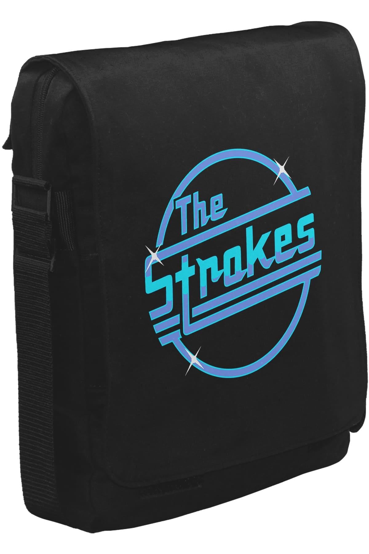 The Strokes - Logo Unisex Siyah Postacı Çanta