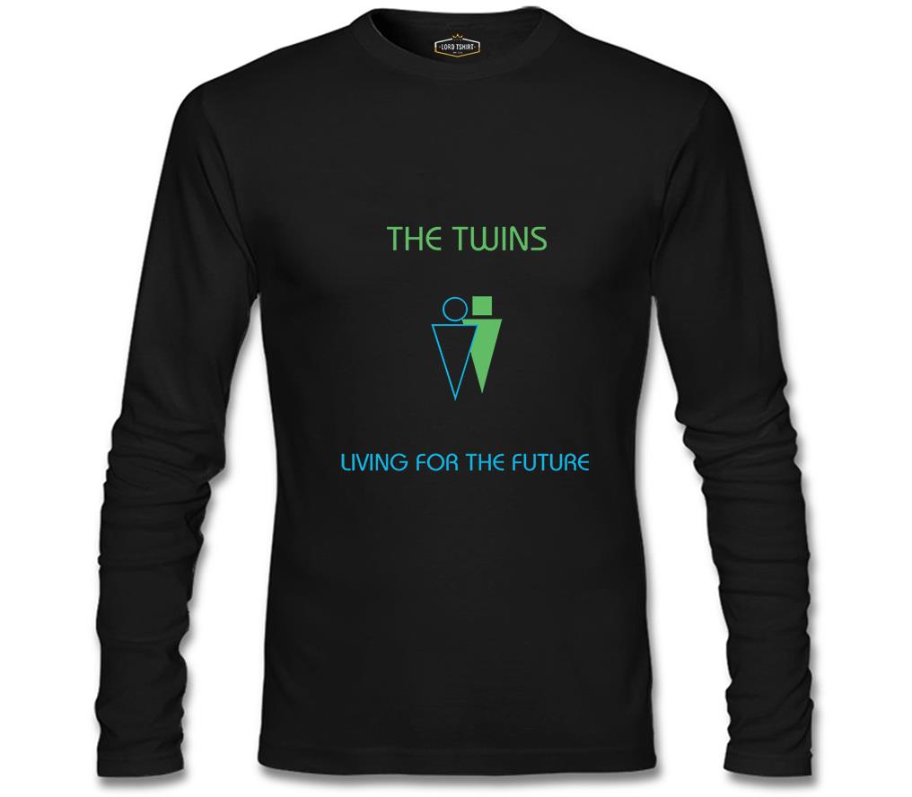 The Twins - Living for the Future Siyah Erkek Sweatshirt