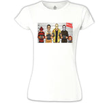 The Usual Suspects - Horror Beyaz Kadın Tshirt