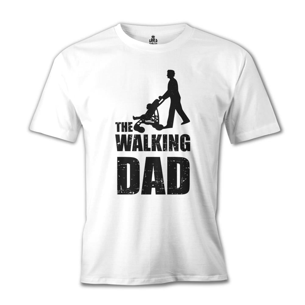 The Walking Dad White Men's Tshirt