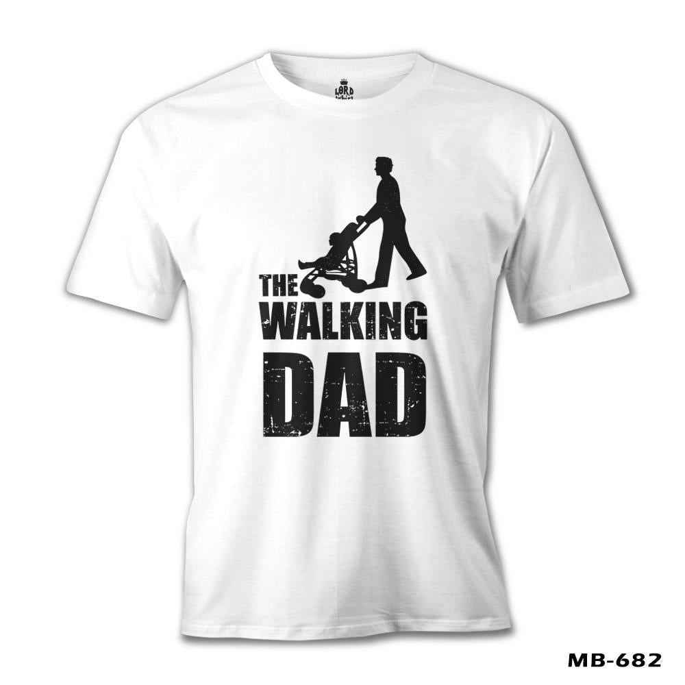 The Walking Dad White Men's Tshirt