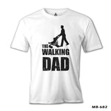 The Walking Dad White Men's Tshirt