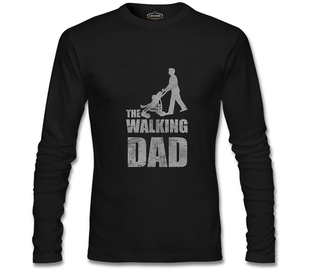 The Walking Dad Black Men's Sweatshirt