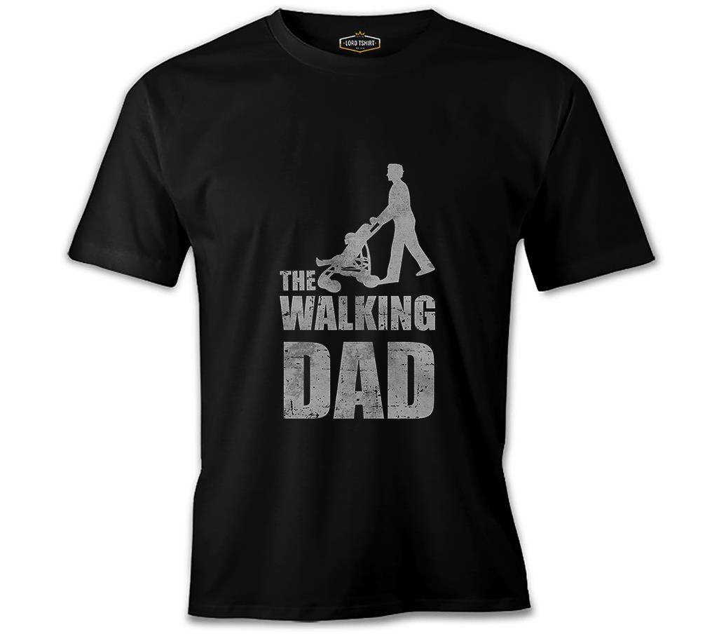 The Walking Dad Black Men's Tshirt