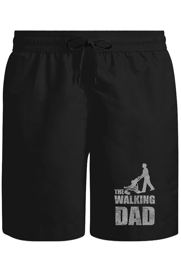 The Walking Dad Unisex Siyah Şort