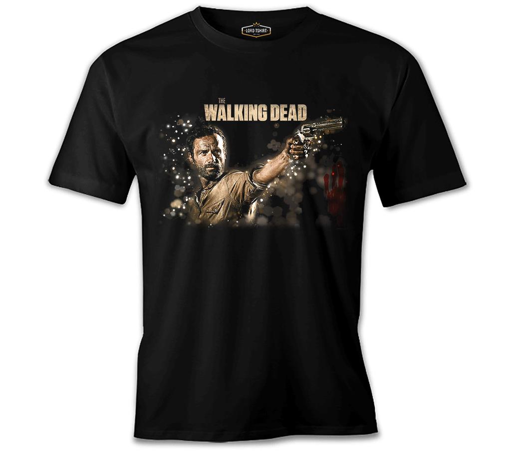 The Walking Dead - Rick 2 Black Men's Tshirt