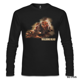 The Walking Dead Siyah Erkek Sweatshirt
