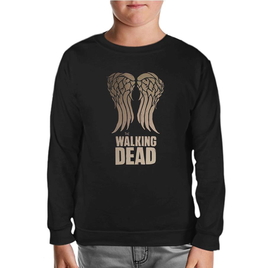 The Walking Dead - Wings Black Kids Sweatshirt