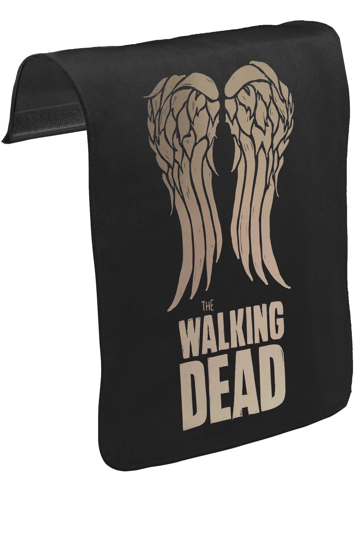 The Walking Dead - Wings Unisex Siyah Tak-Çıkar Postacı Çanta Kapağı CK-1026