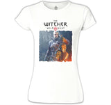 The Witcher 3 - Wild Hunt Beyaz Kadın Tshirt