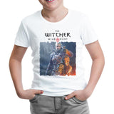 The Witcher 3 - Wild Hunt White Kids Tshirt