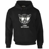Think Different Black Men's Zipperless Hoodie