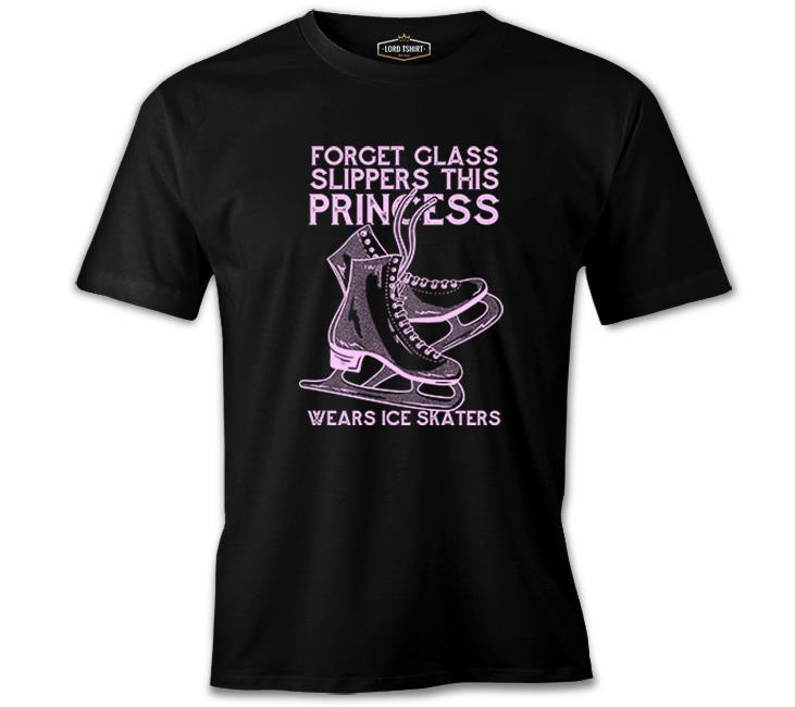 This Princess Wears Ice Skaters Siyah Erkek Tshirt