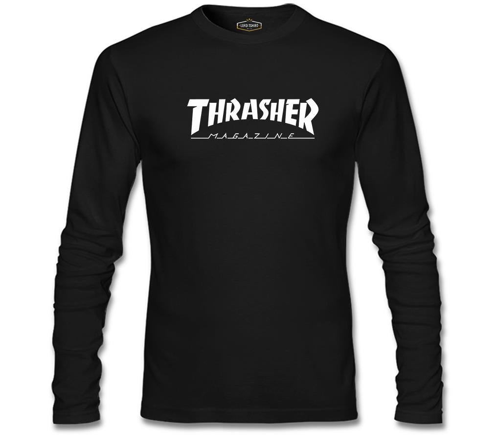 Thrasher Magazine Black Men's Sweatshirt