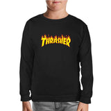 Thrasher Black Kids Sweatshirt