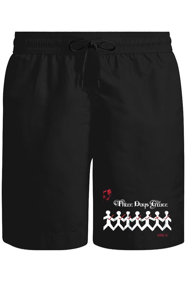 Three Days Grace - One X Unisex Siyah Şort