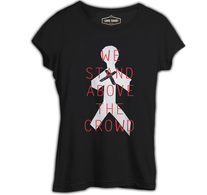 Three Days Grace - Stand Above Siyah Kadın Tshirt