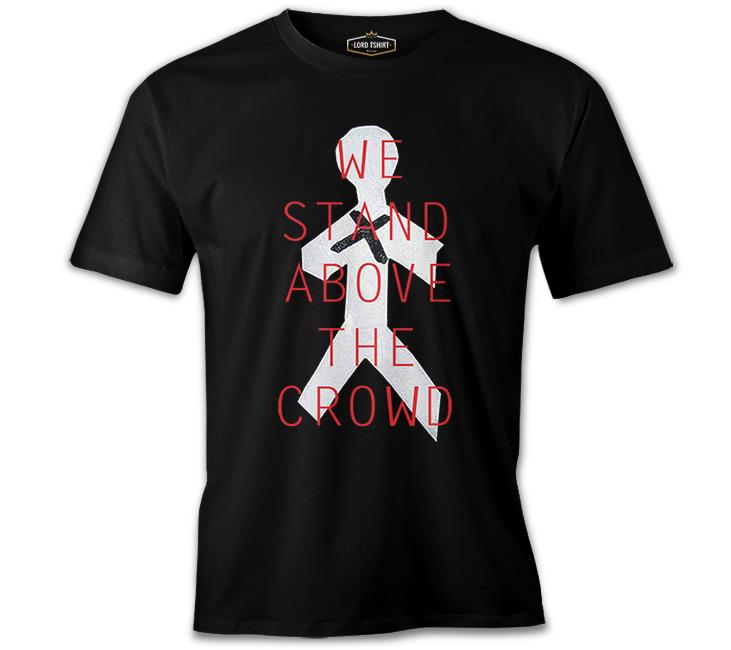 Three Days Grace - Stand Above Siyah Erkek Tshirt