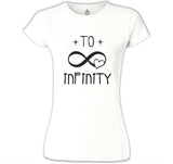 To Infinity White Women's Tshirt