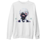 Tokyo Ghoul 2 White Thick Sweatshirt