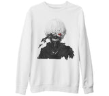 Tokyo Ghoul 3 White Thick Sweatshirt