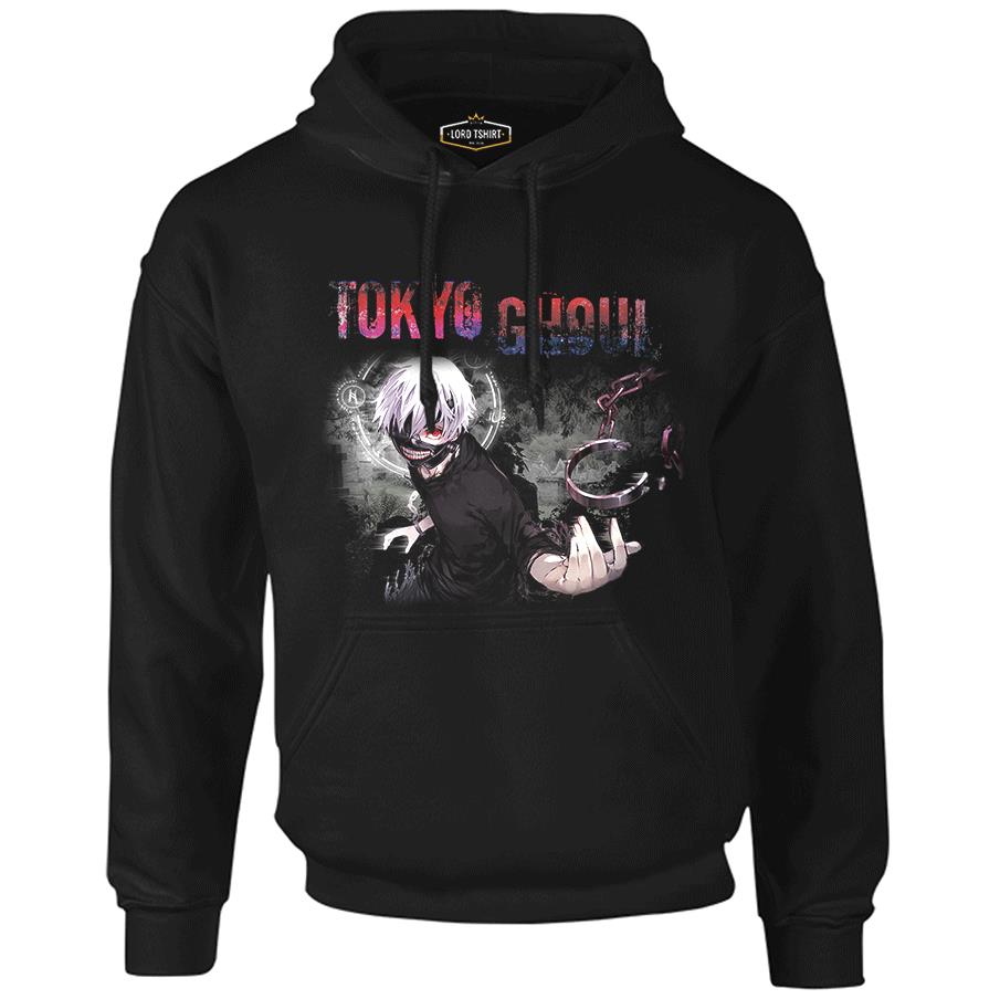 Tokyo Ghoul Black Men's Zipperless Hoodie