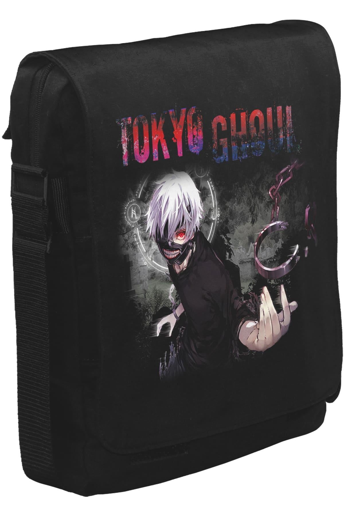 Tokyo Ghoul Unisex Siyah Postacı Çanta