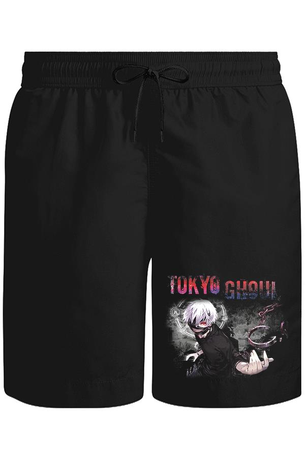 Tokyo Ghoul Unisex Siyah Şort
