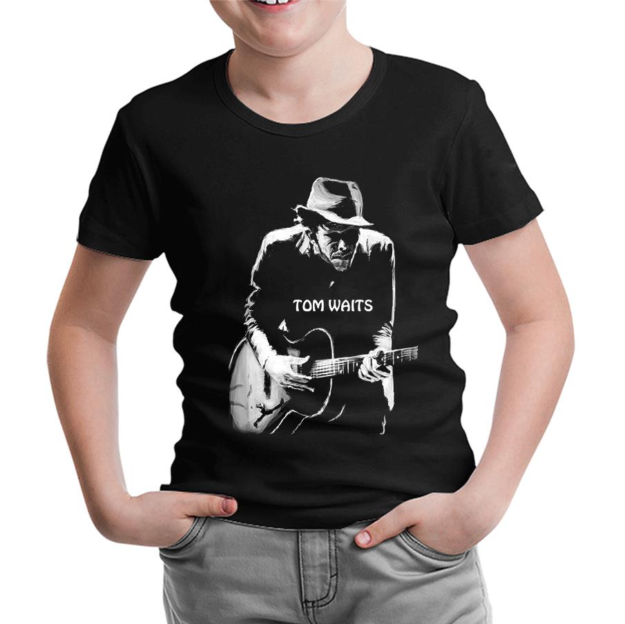 Tom Waits Siyah Çocuk Tshirt