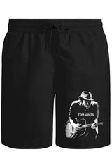 Tom Waits Unisex Siyah Şort