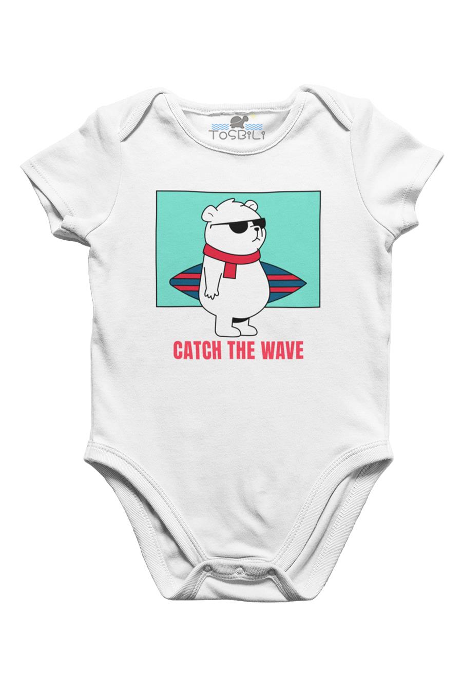 Tosbili Catch the Wave White Baby Body