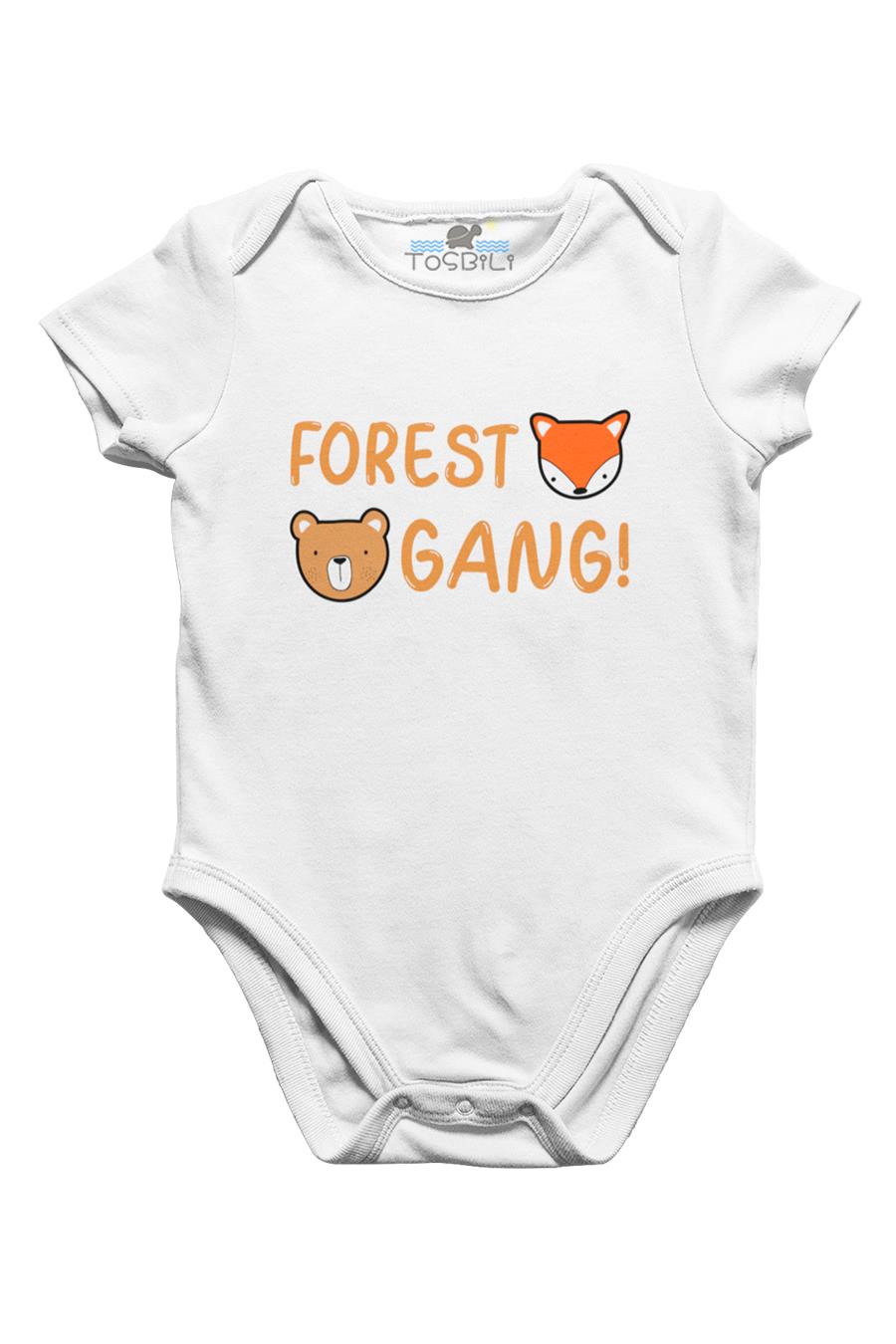 Tosbili Forest Gang Beyaz Bebek Body