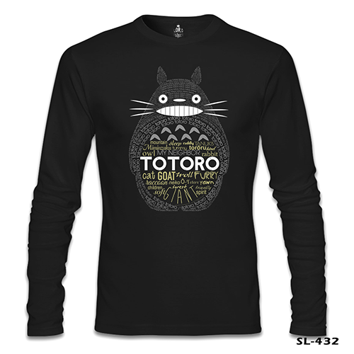 Totoro Black Men's Sweatshirt