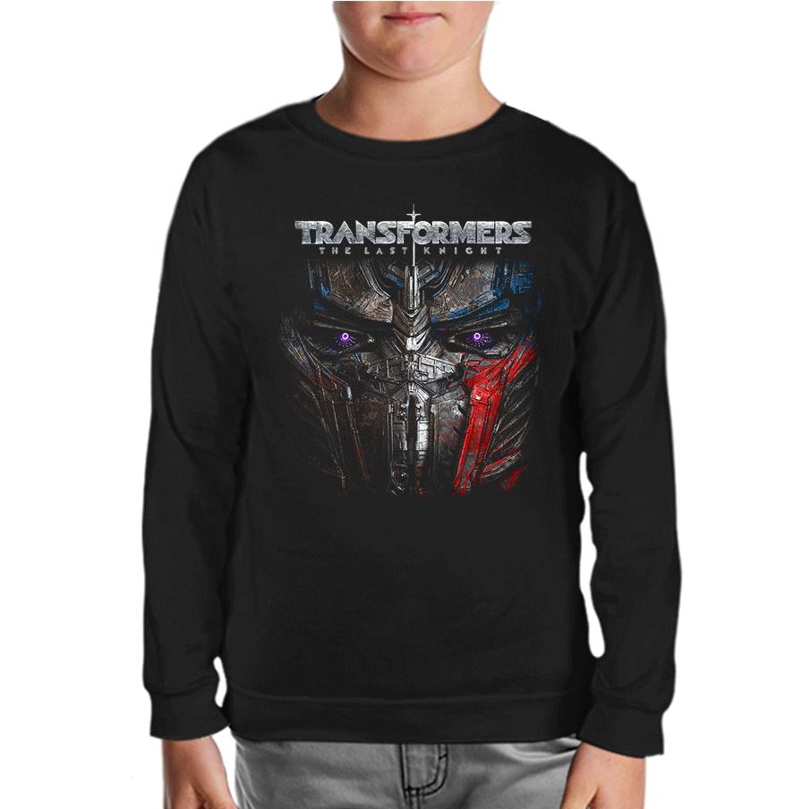 Transformers 5 - The Last Knight Siyah Çocuk Sweatshirt