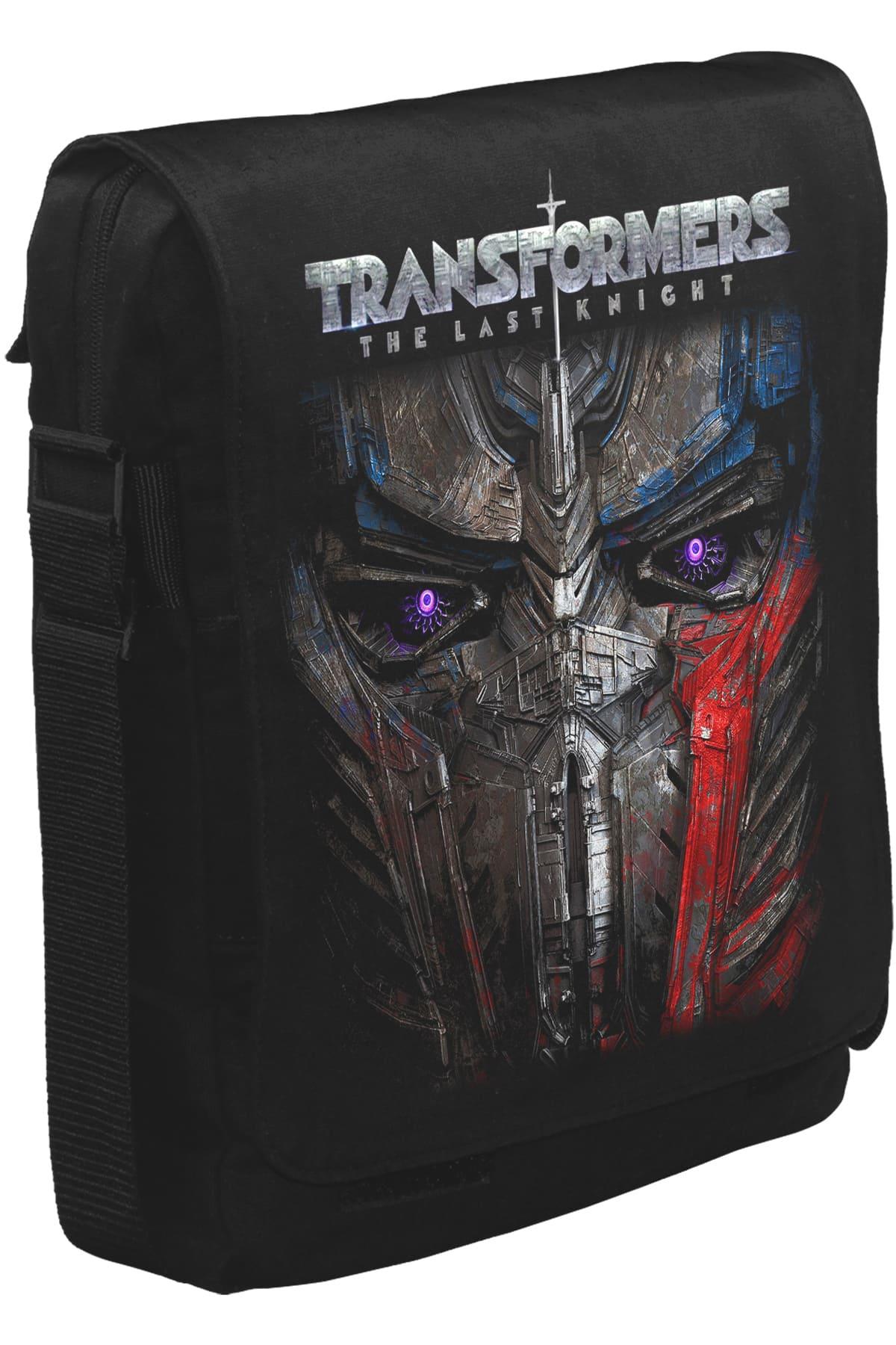 Transformers 5 - The Last Knight Unisex Siyah Postacı Çanta