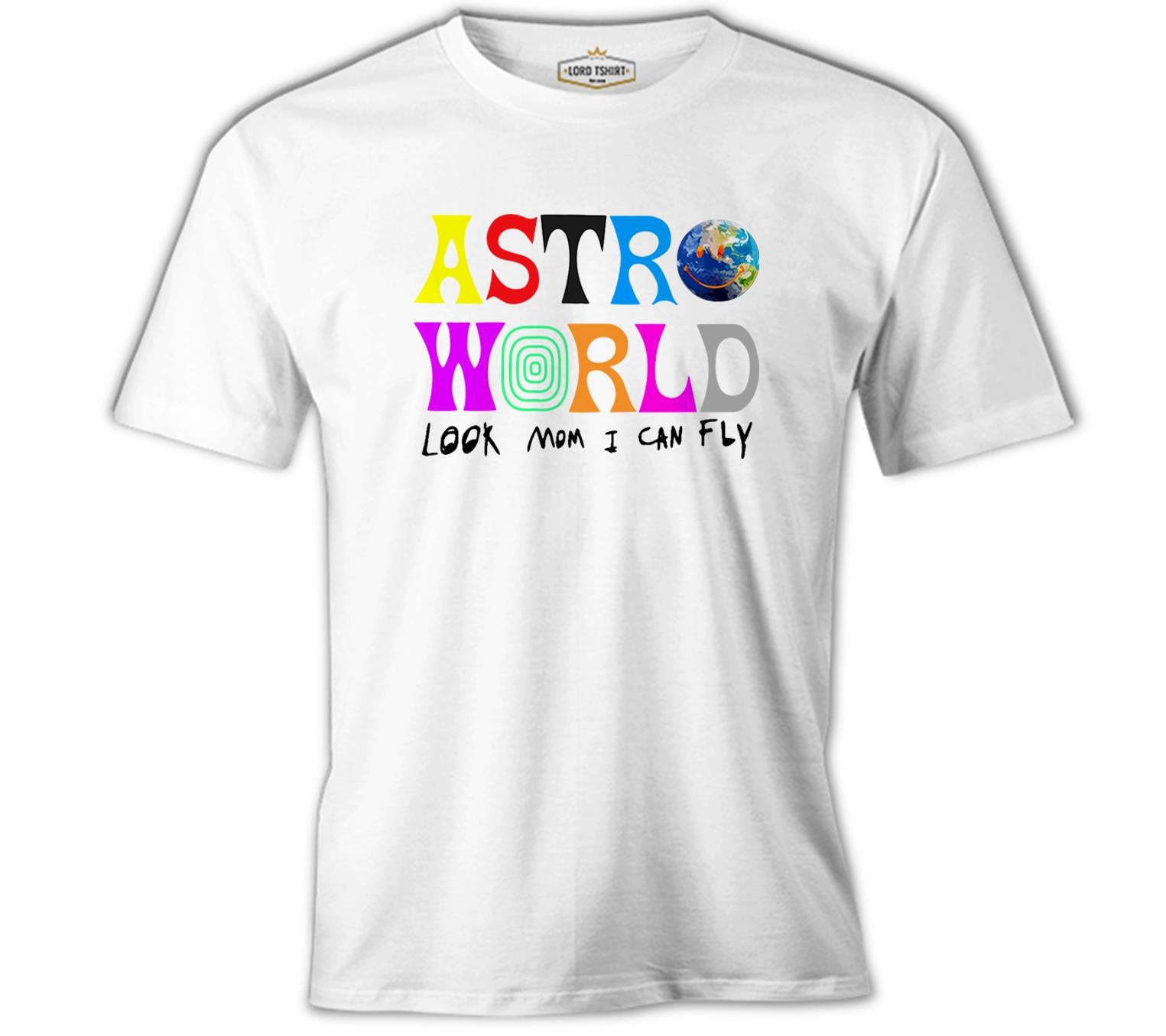Travis Scott - Astro World Beyaz Erkek Tshirt
