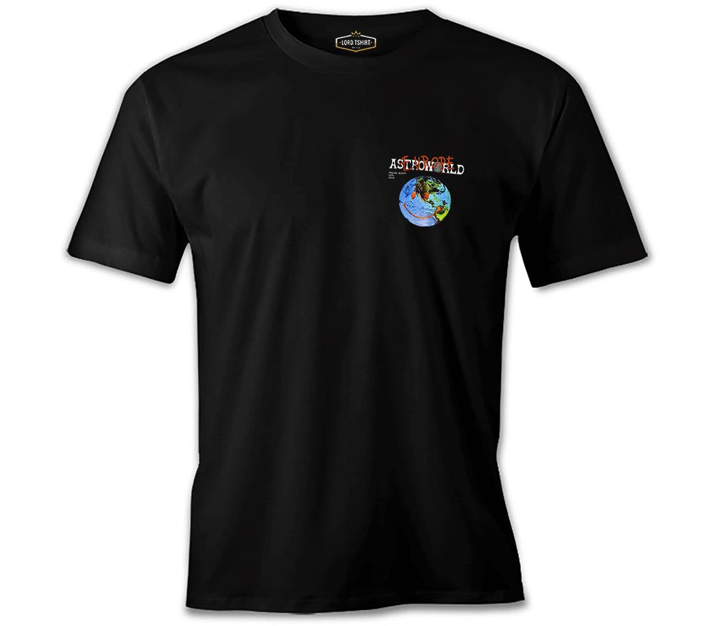 Travis Scott - Astro World Logo Black Men's Tshirt