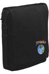 Travis Scott - Astro World Logo Unisex Siyah Postacı Çanta
