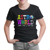 Travis Scott - Astro World Siyah Çocuk Tshirt